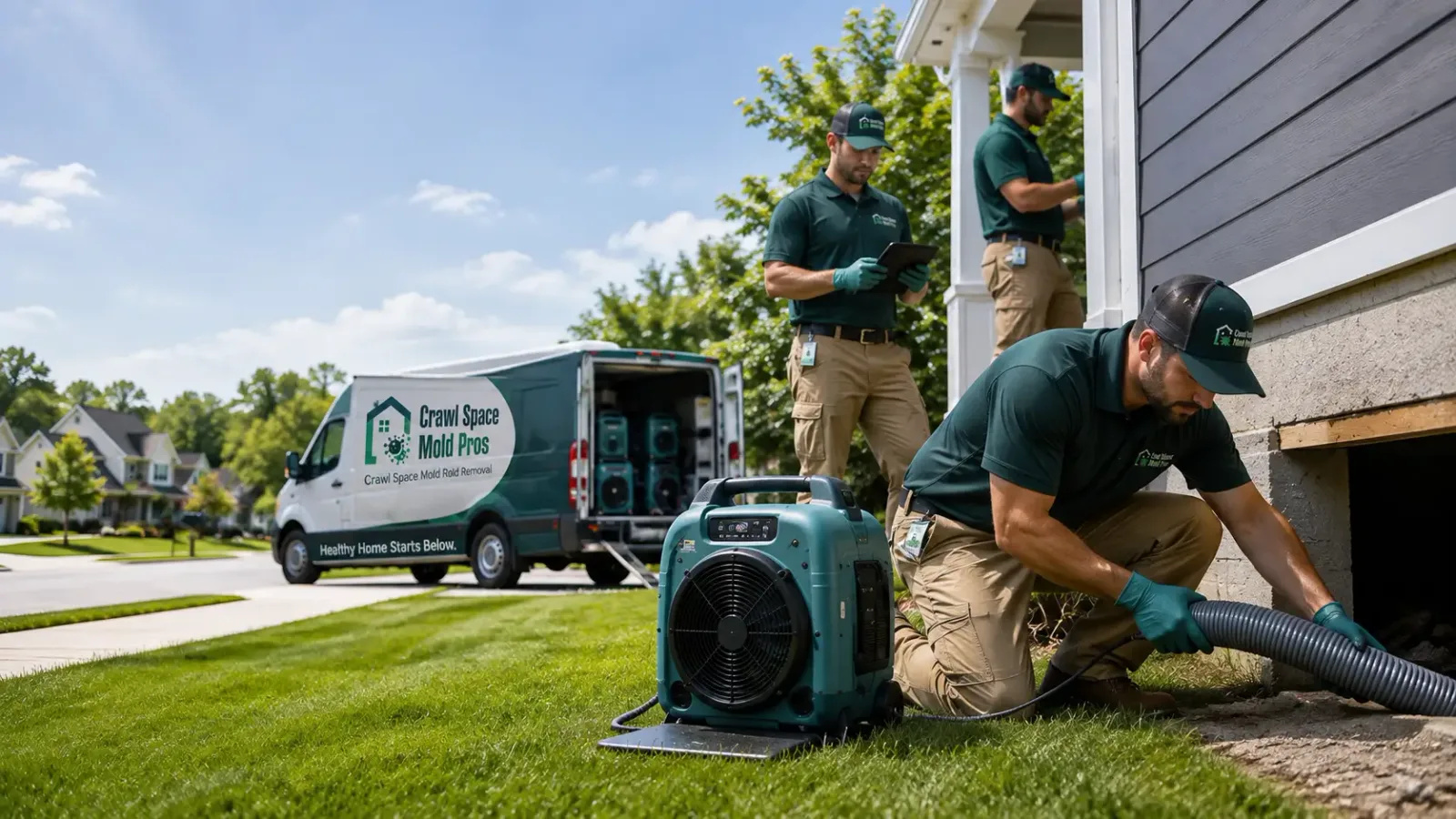 Crawl Space Mold Removal in Blandon, PA